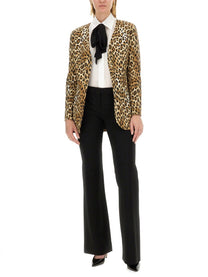 Moschino Women's Crepe Pants Black
