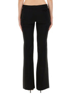Moschino Women's Crepe Pants Black, view 3
