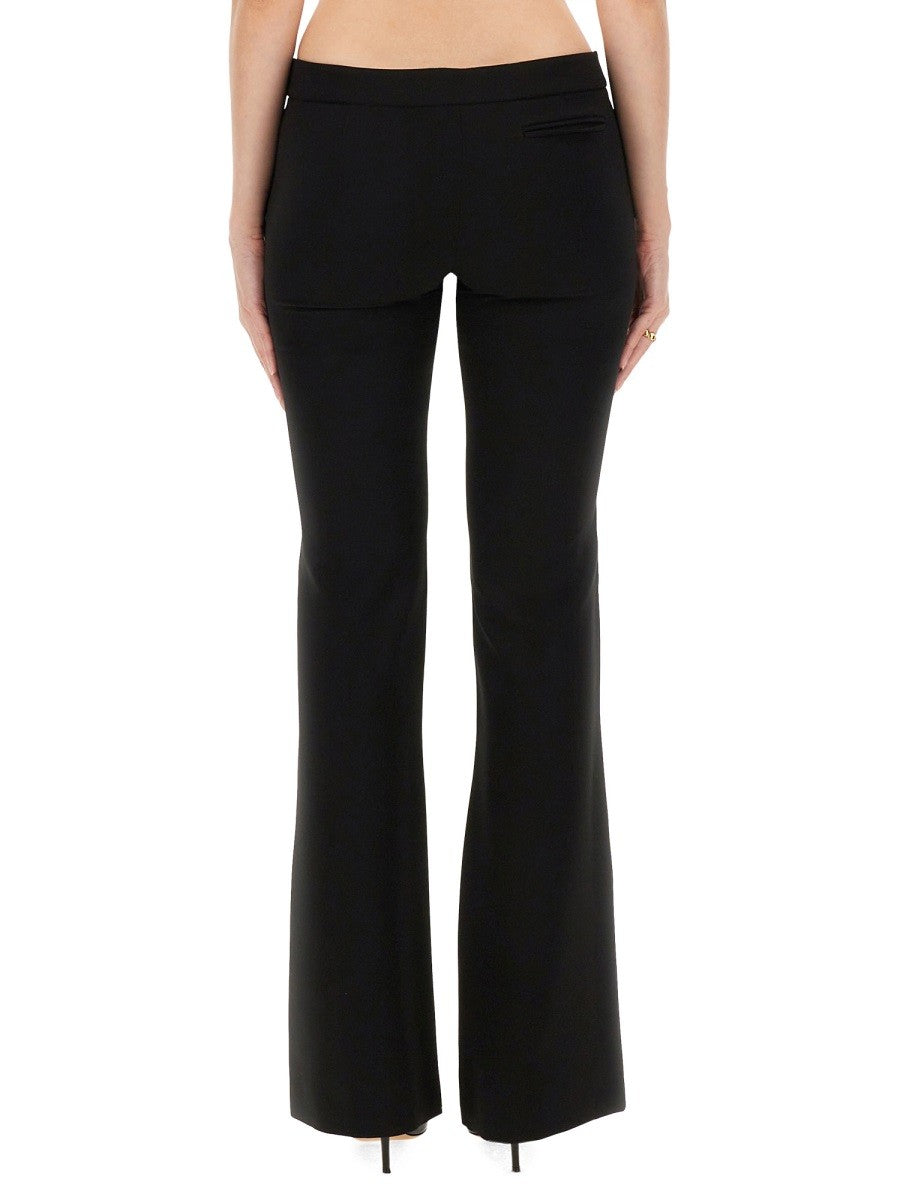 Moschino Women's Crepe Pants Black, view 3