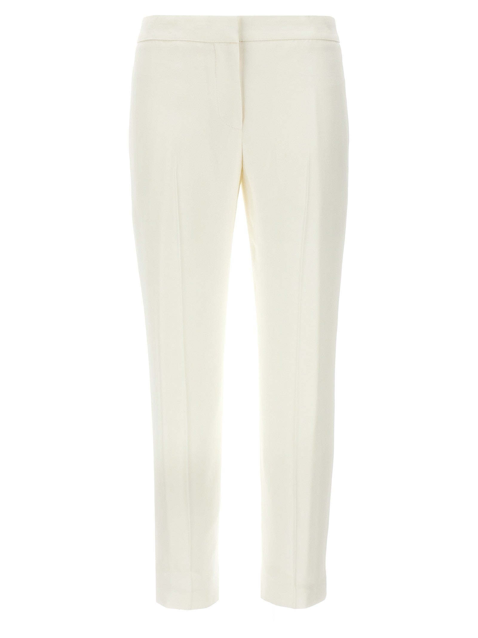 Alexander McQueen Crepe Pants White