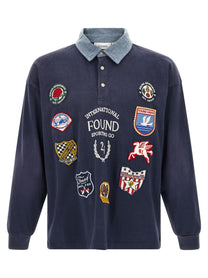 FOUND Crestfield Polo Shirt Blue