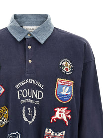FOUND Crestfield Polo Shirt Blue