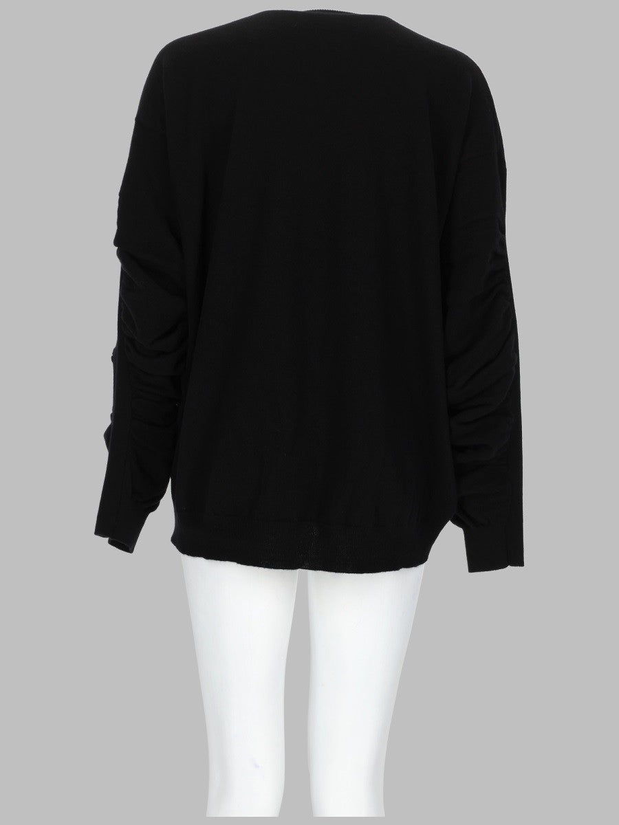 Nude Women's Crew Neck Knit Black