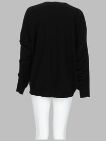 Nude Women's Crew Neck Knit Black