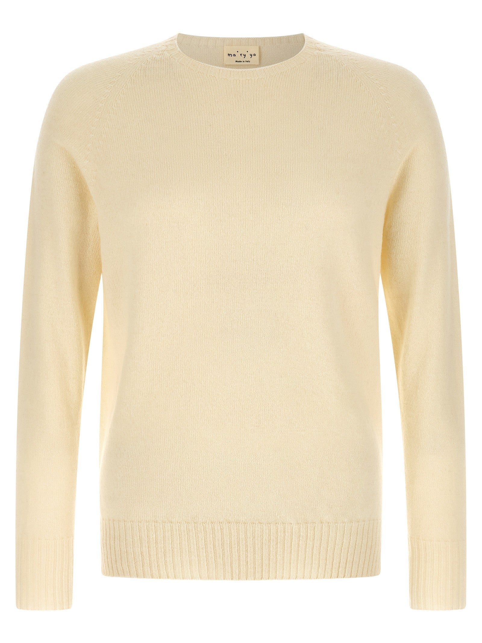 ma' ry' ya Crew Neck Sweater White