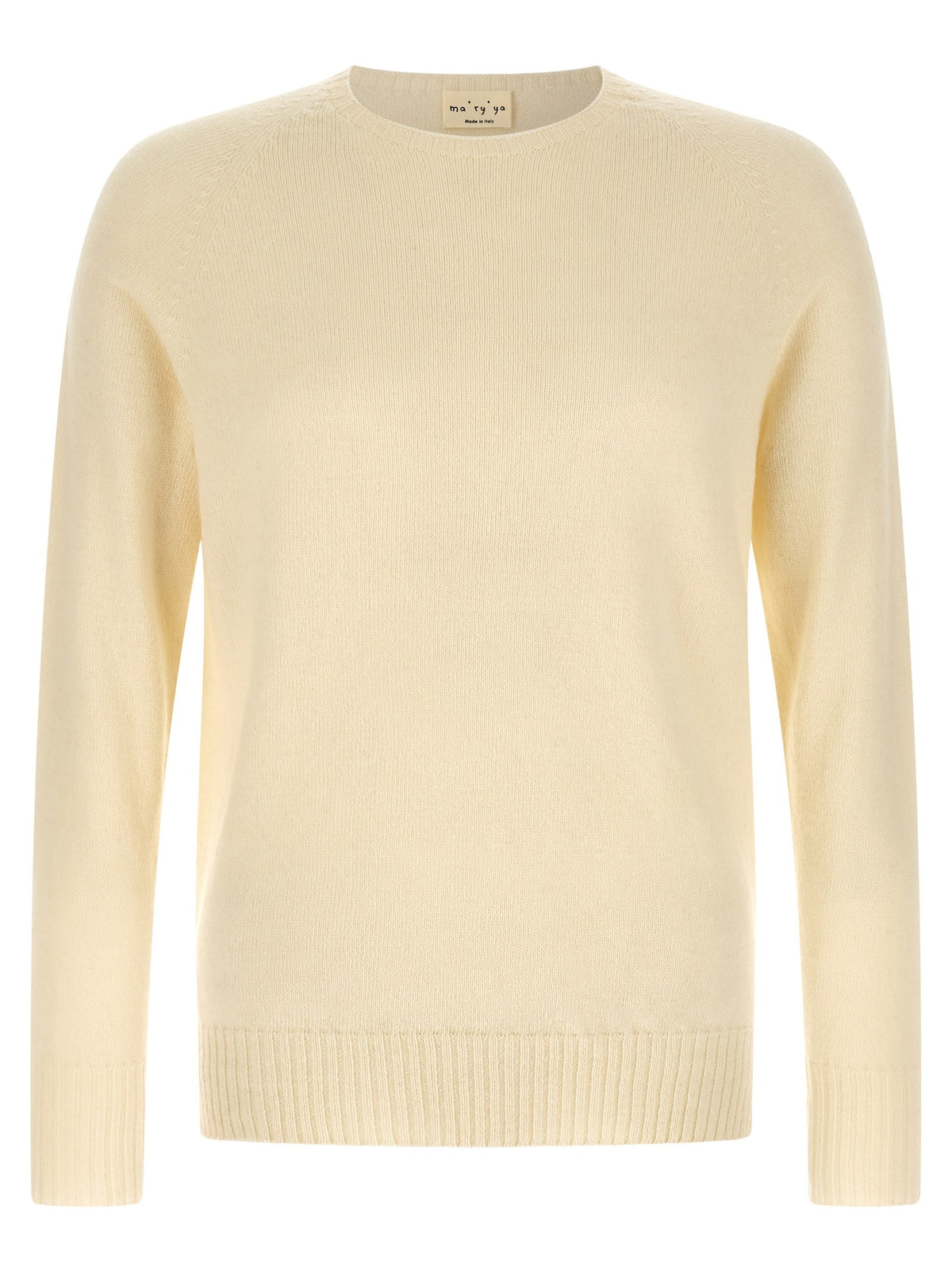 ma' ry' ya Crew Neck Sweater White