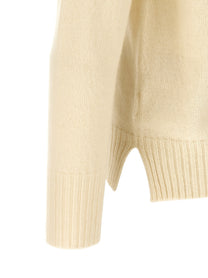 ma' ry' ya Crew Neck Sweater White
