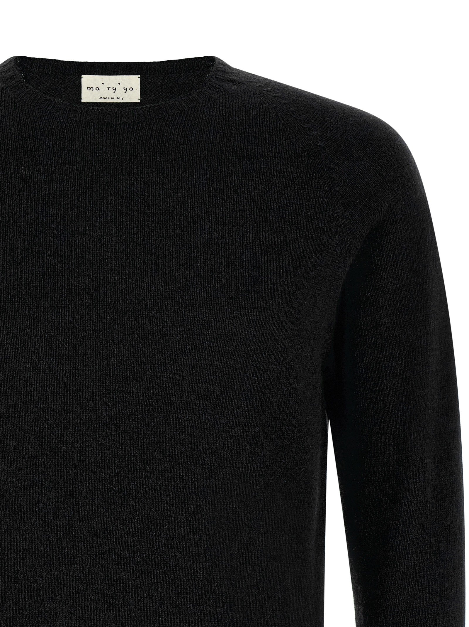 ma' ry' ya Crew Neck Sweater Black