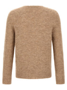 Oliver Lattughi Crew Neck Sweater Beige, view 2