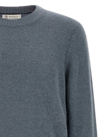 Brunello Cucinelli Crew Neck Sweater Blue