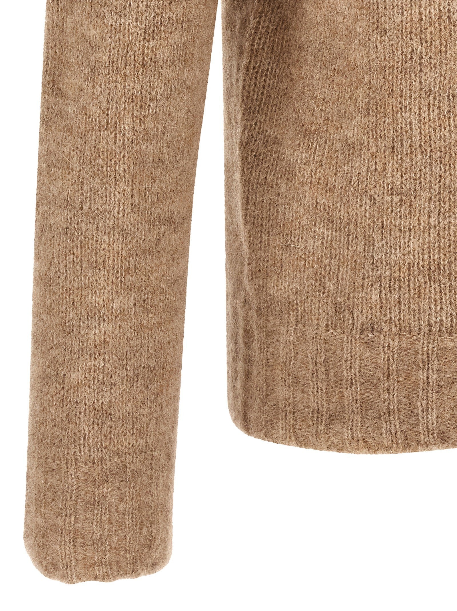 Oliver Lattughi Crew Neck Sweater Beige