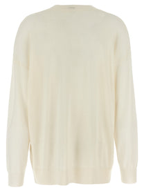 Parosh Crew Neck Sweater White