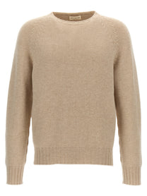 ma' ry' ya Crew Neck Sweater Beige