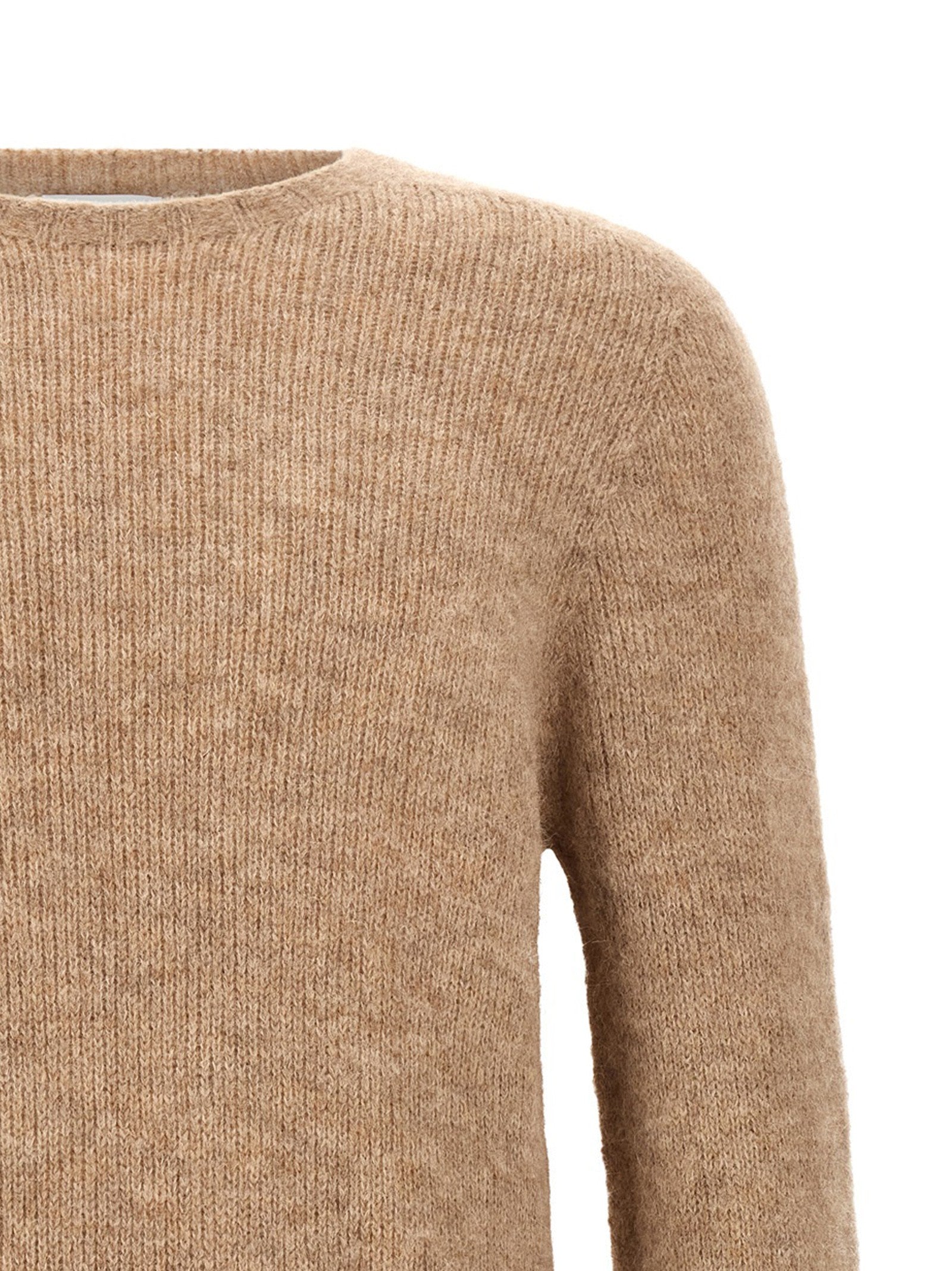 Oliver Lattughi Crew Neck Sweater Beige