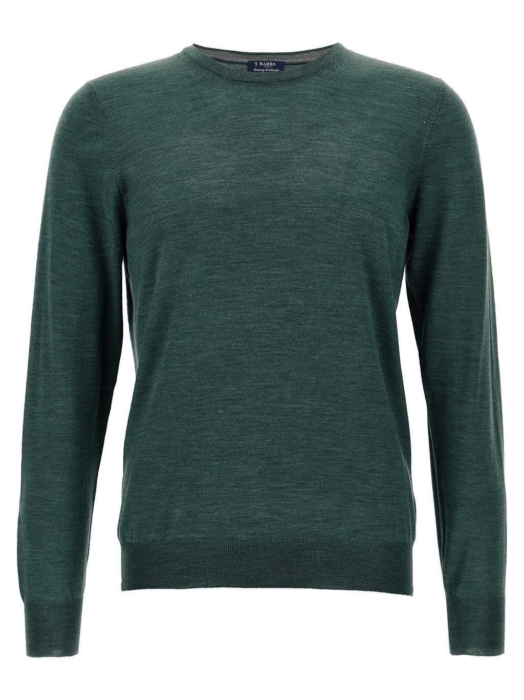 Barba Crew Neck Sweater Green
