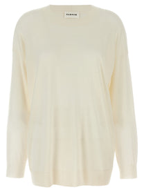 Parosh Crew Neck Sweater White