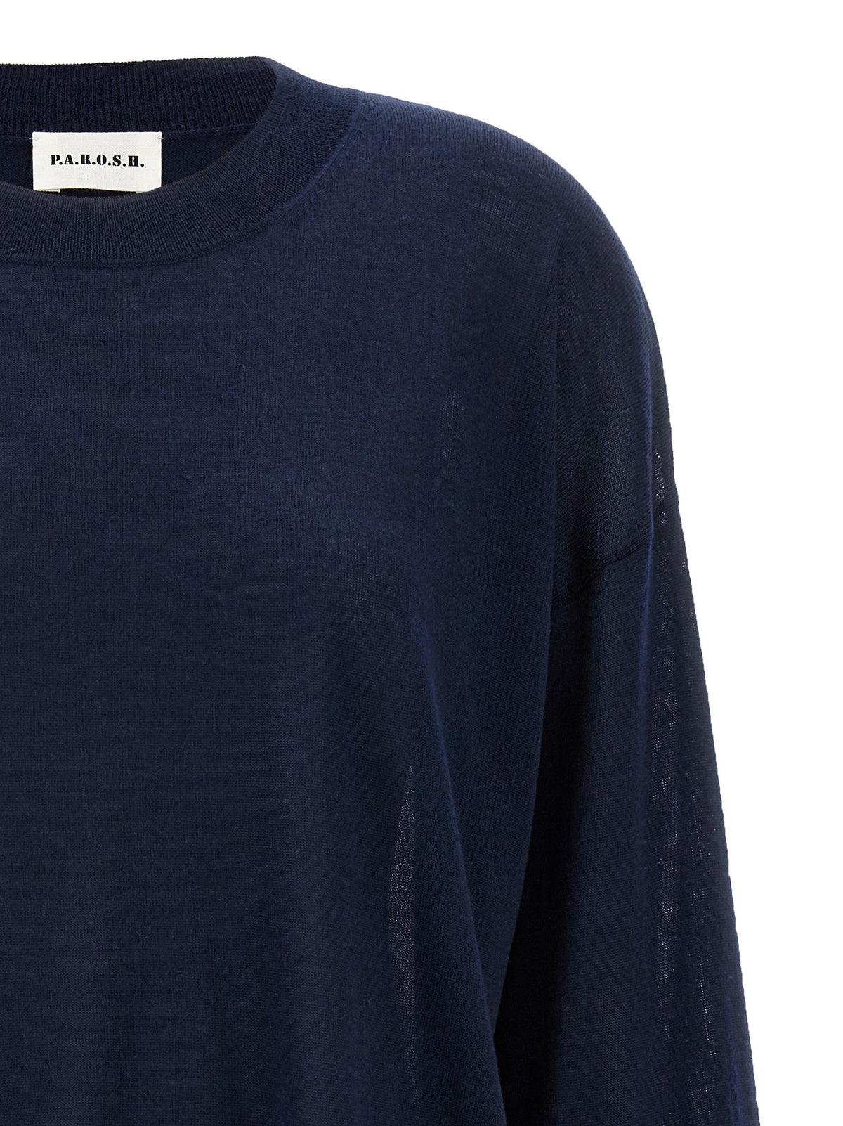Parosh Crew Neck Sweater Blue