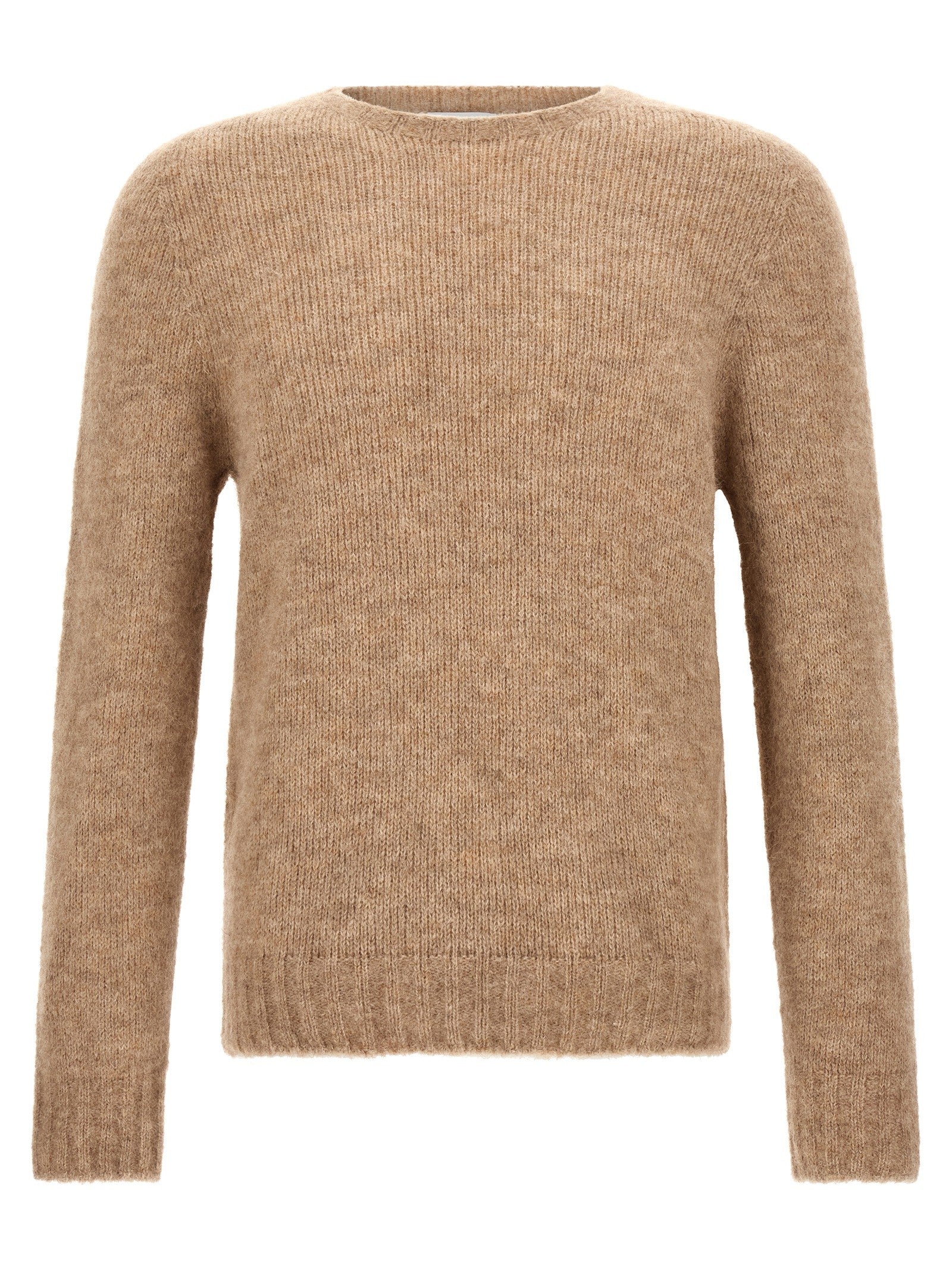 Oliver Lattughi Crew Neck Sweater Beige