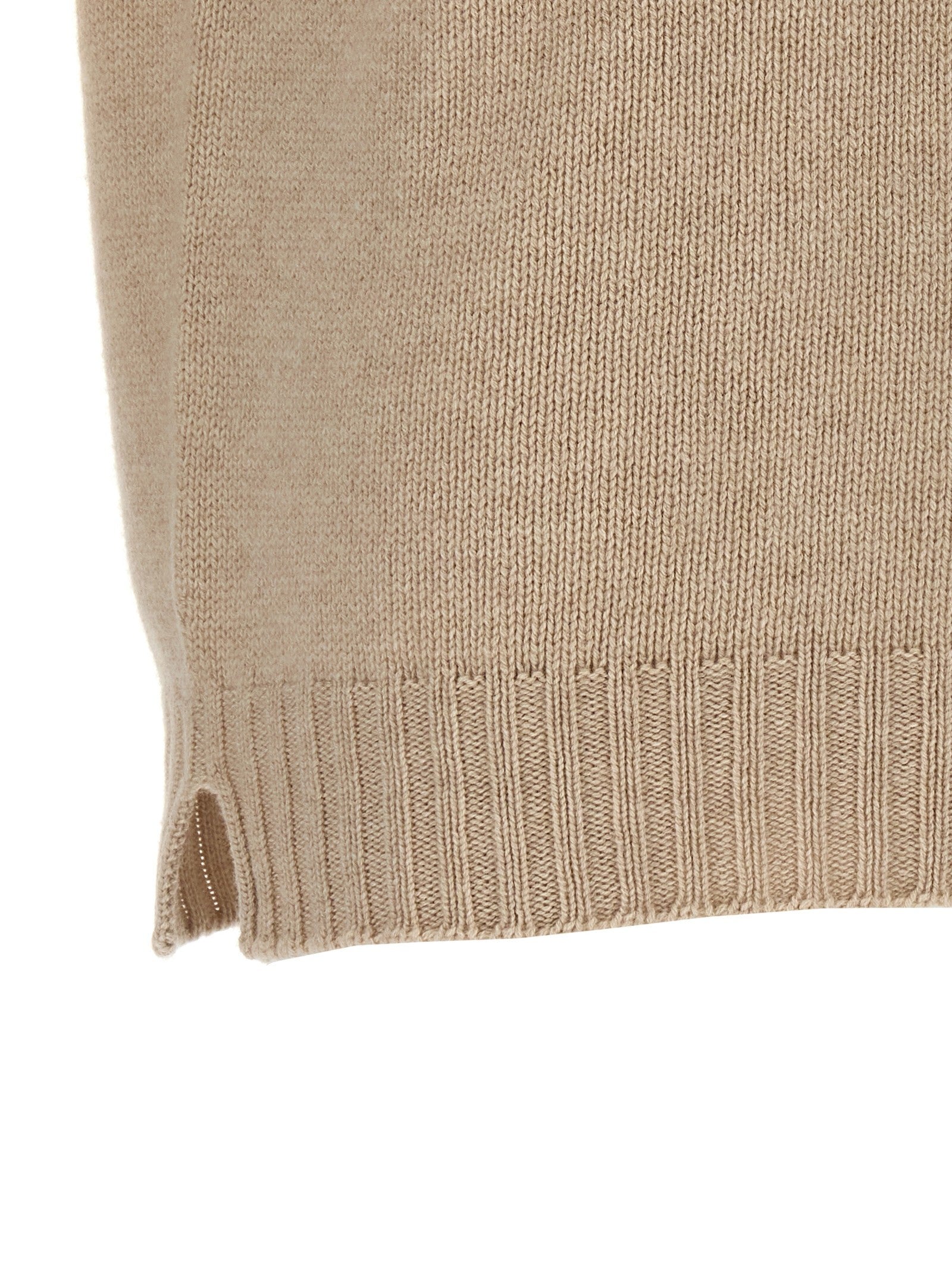 ma' ry' ya Crew Neck Sweater Beige