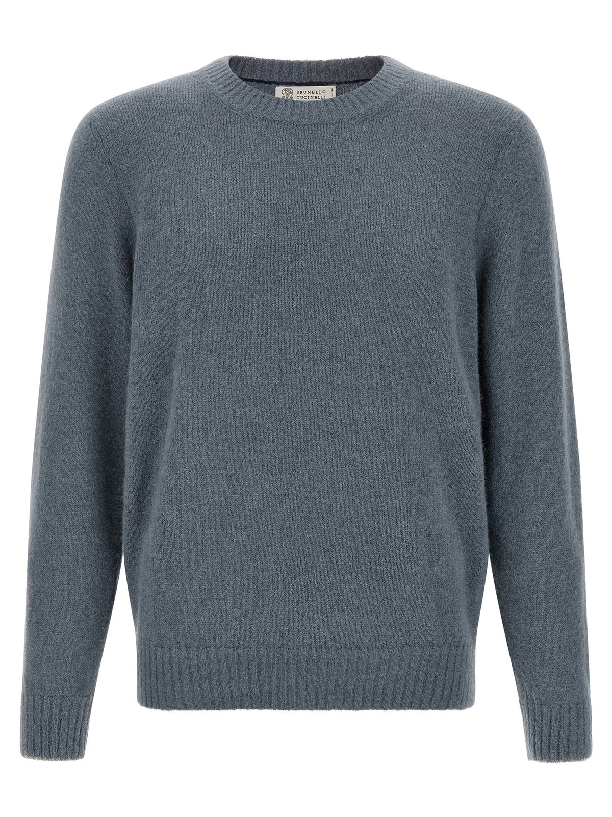 Brunello Cucinelli Crew Neck Sweater Blue