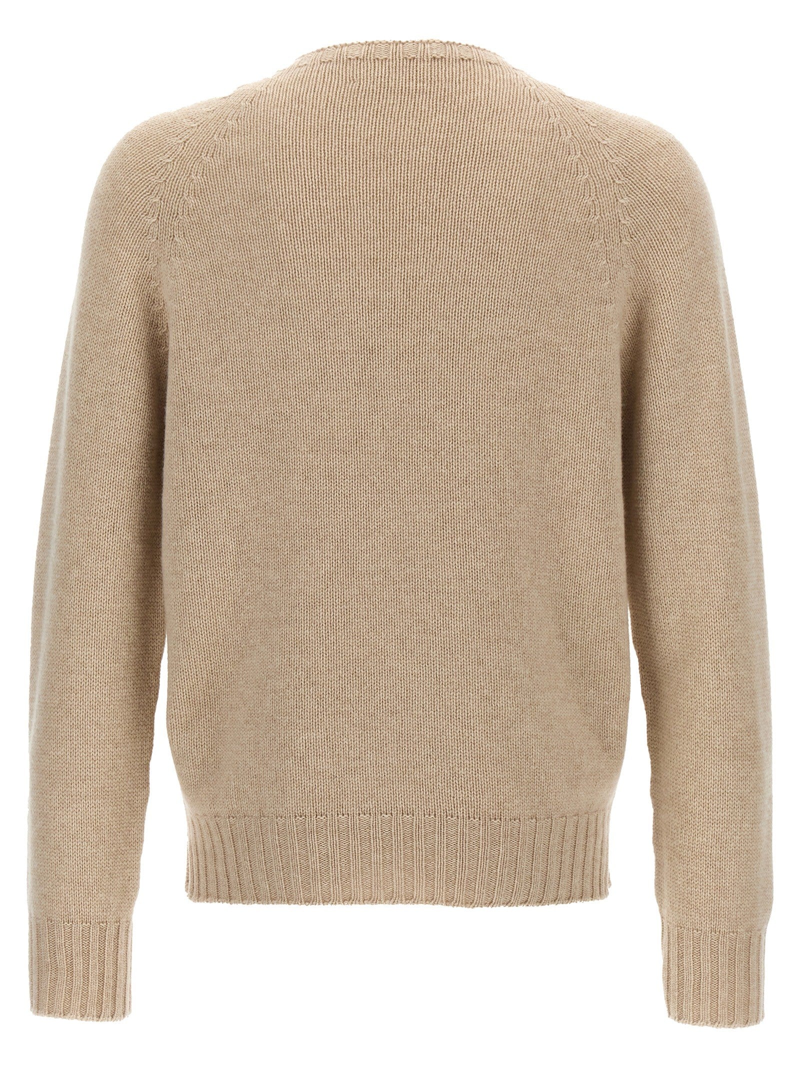 ma' ry' ya Crew Neck Sweater Beige