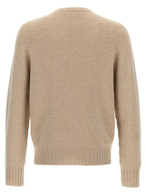 ma' ry' ya Crew Neck Sweater Beige