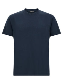 Tom Ford Crew Neck Shirt Blue