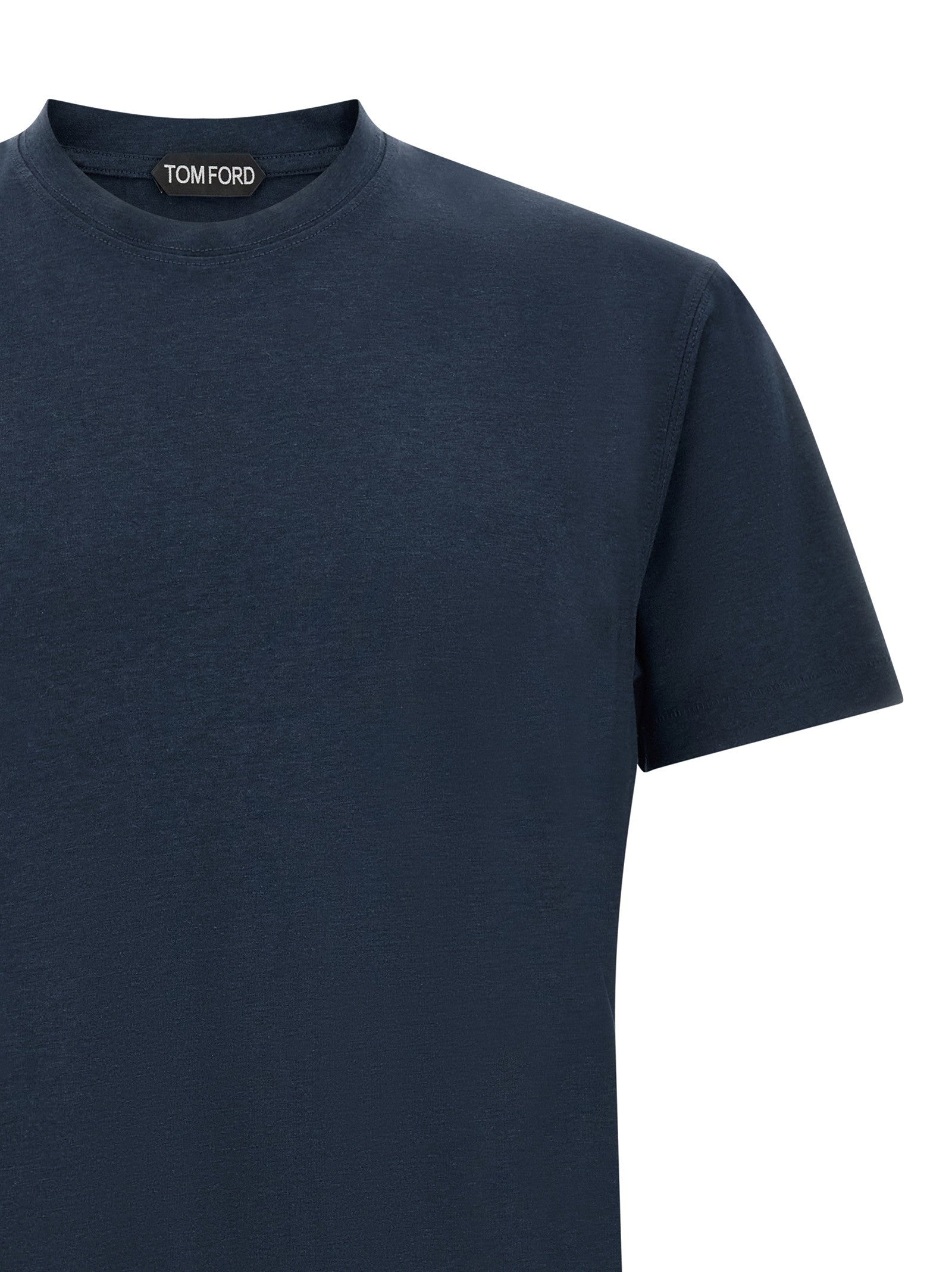 Tom Ford Crew Neck Shirt Blue