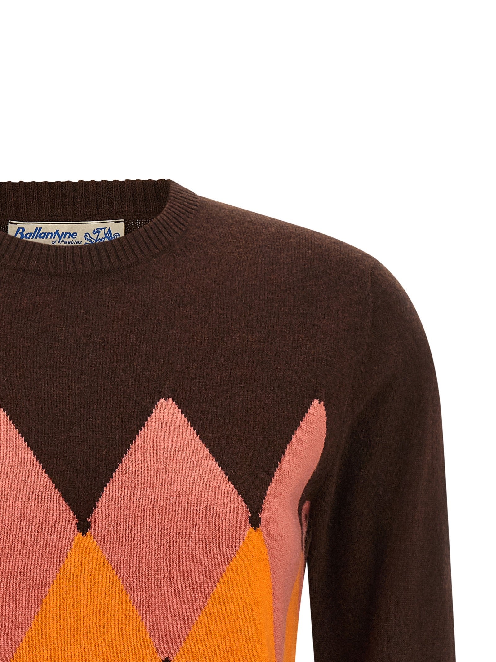 Ballantyne Crewneck Sweater Brown