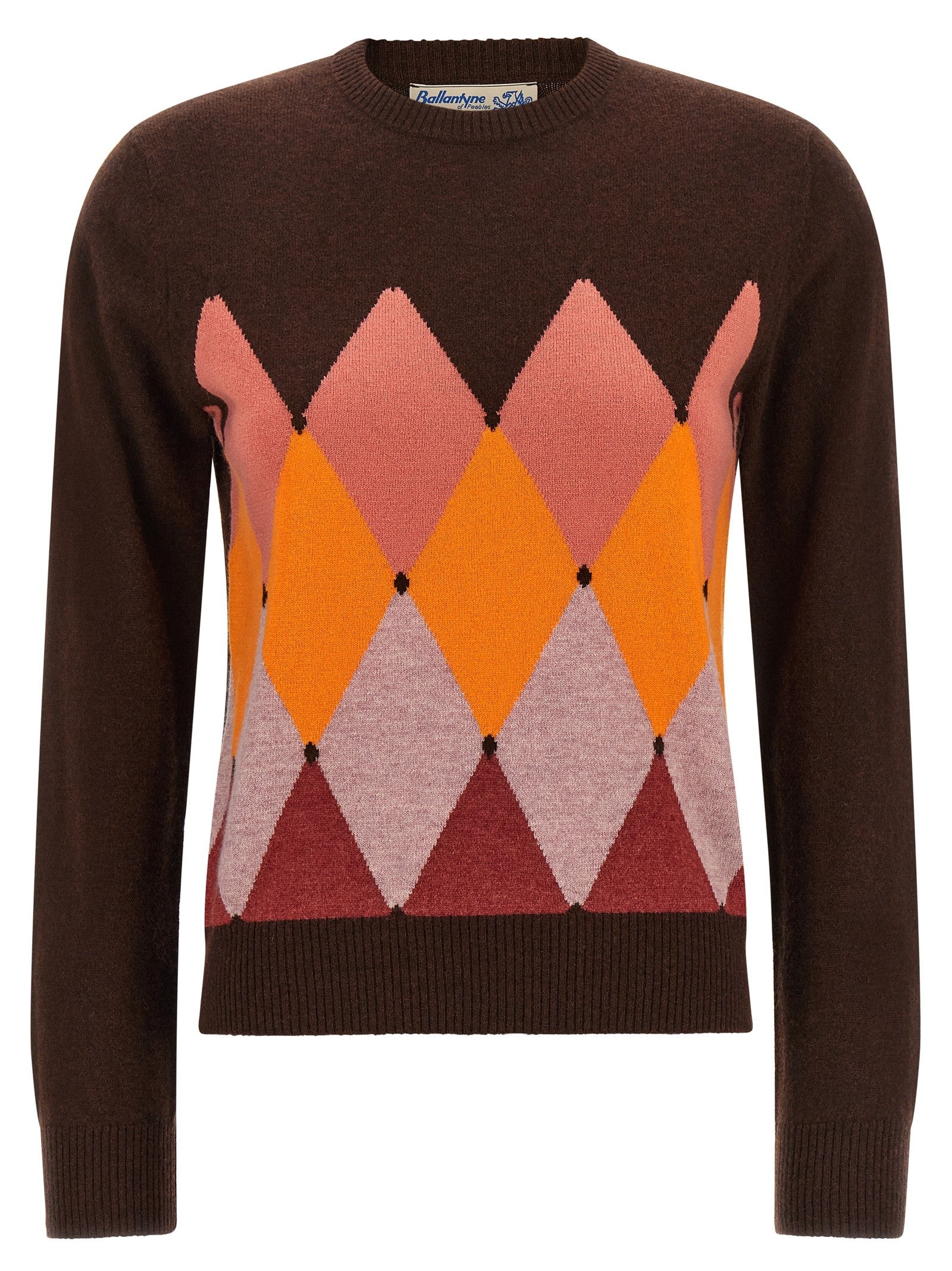 Ballantyne Crewneck Sweater Brown