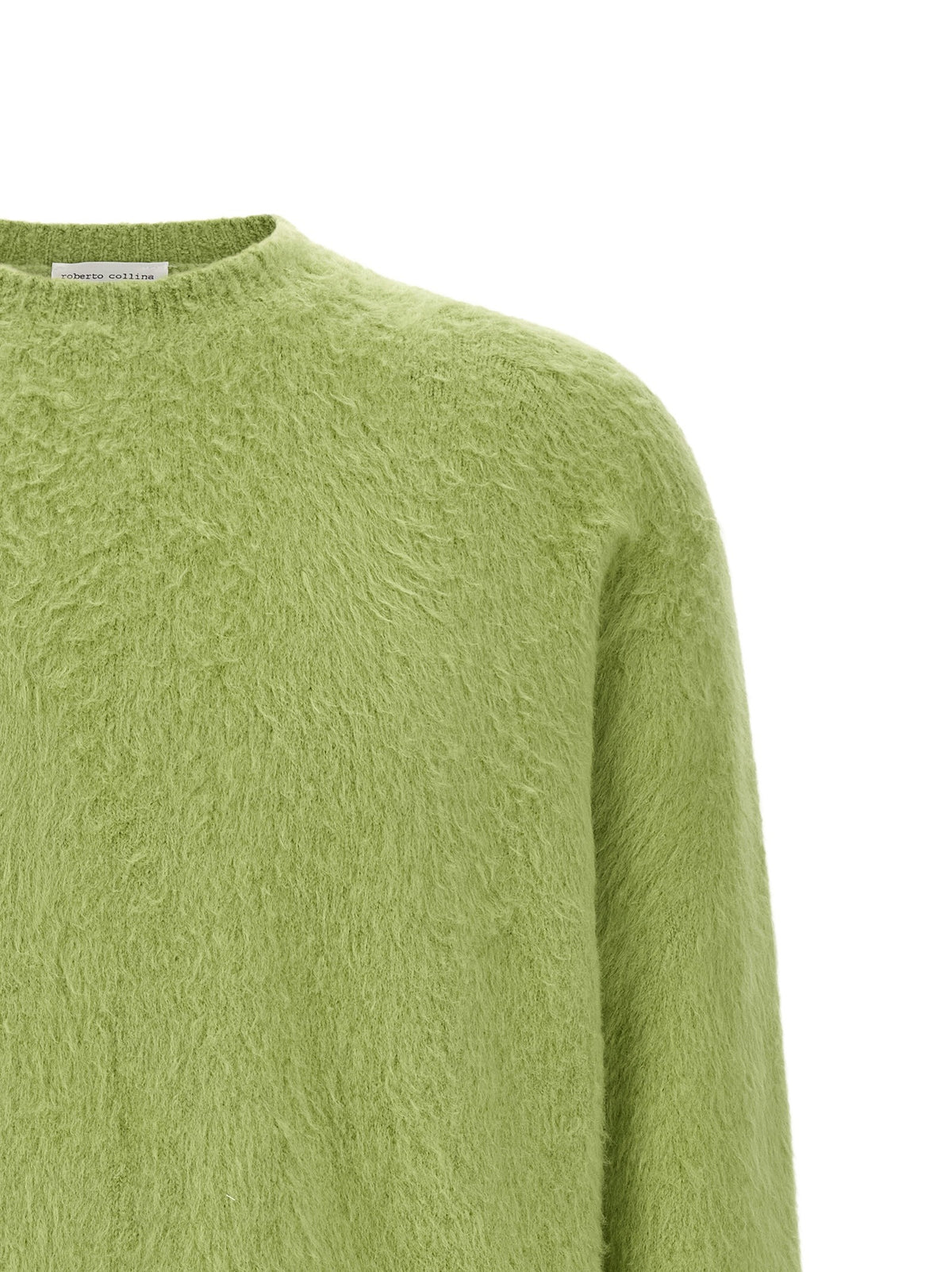 Roberto Collina Crewneck Sweater Green, view 3
