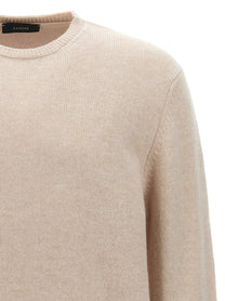 Zanone Crewneck Sweater Beige