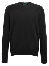 Zanone Crewneck Sweater Black