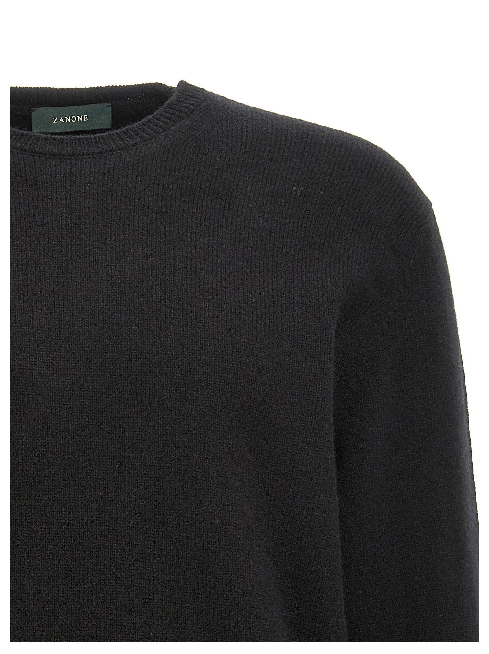 Zanone Crewneck Sweater Black