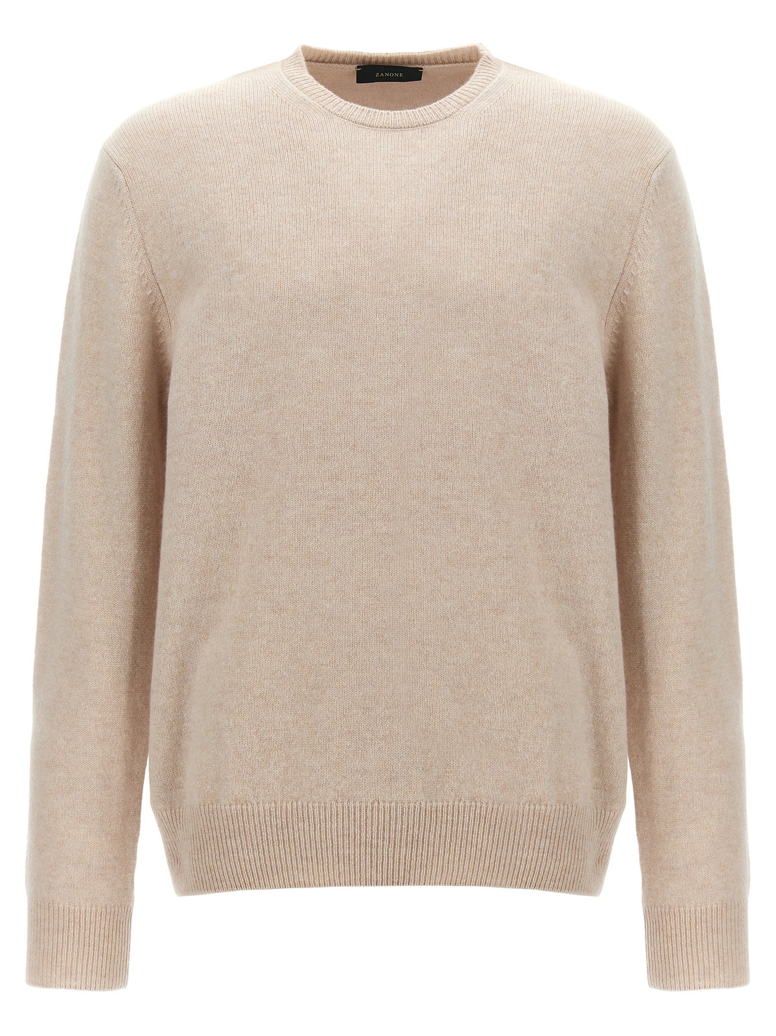 Zanone Crewneck Sweater Beige