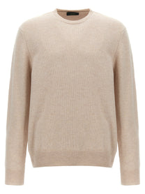 Zanone Crewneck Sweater Beige