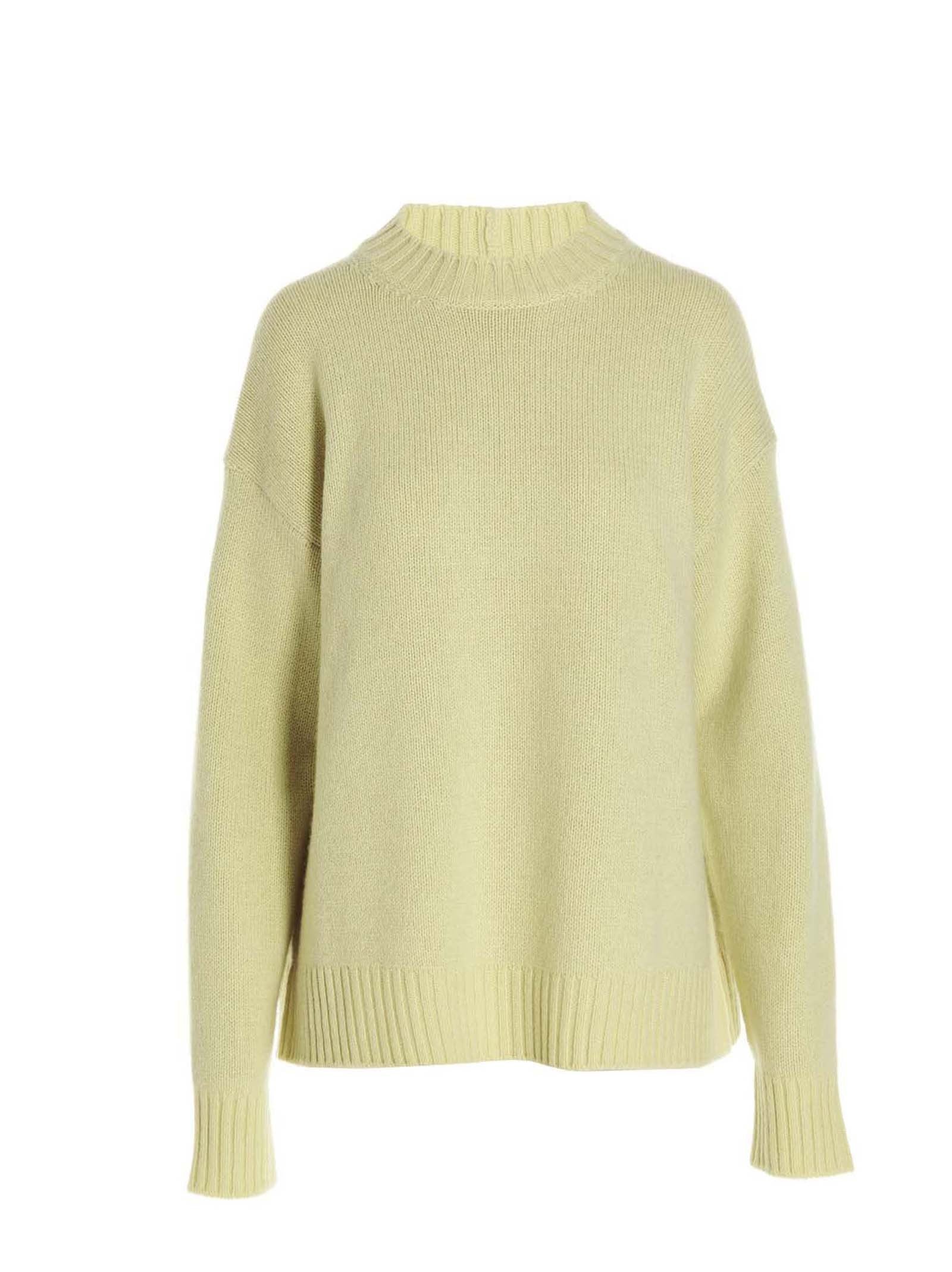 Jil Sander Crewneck Sweater Yellow