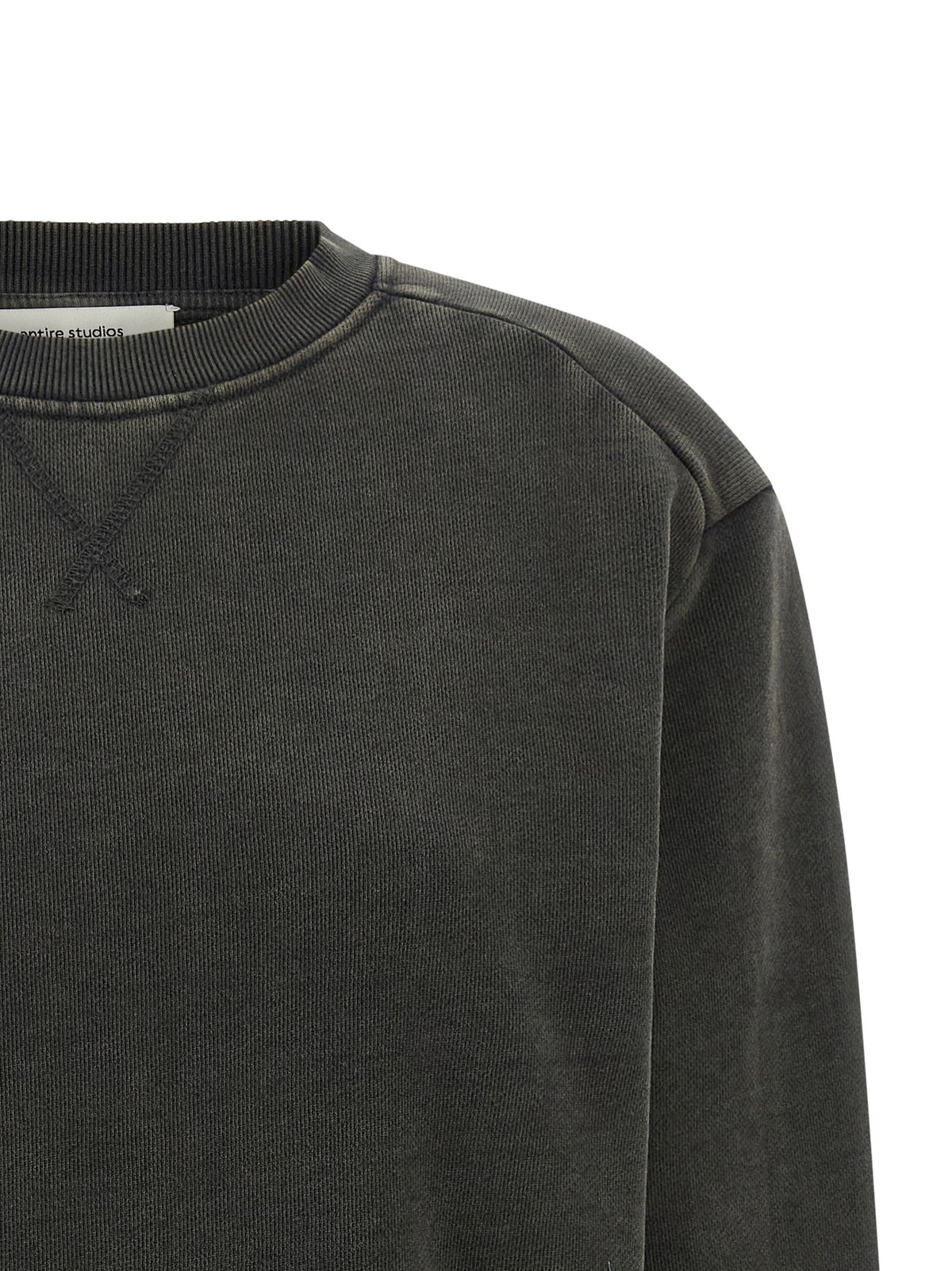 Entire Studios Unisex Cotton Sweatshirt Black, view 3