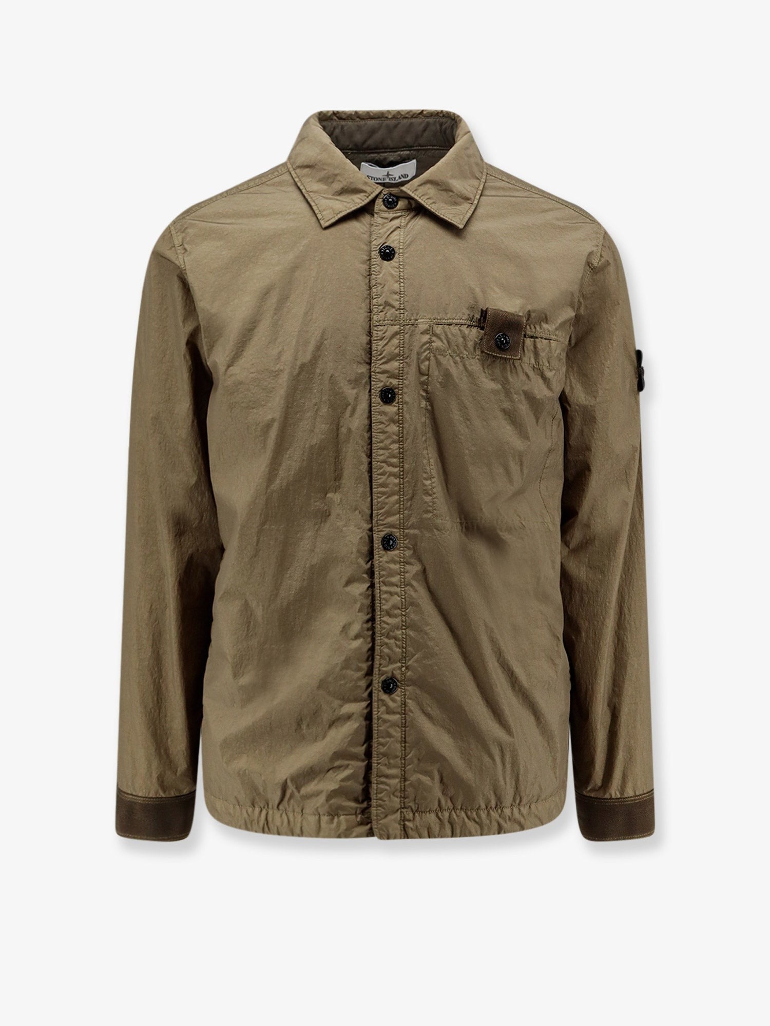 Stone Island Men's Crinkle Reps NY Recycled Nylon Jacket Green