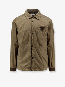 Stone Island Men's Crinkle Reps NY Recycled Nylon Jacket Green