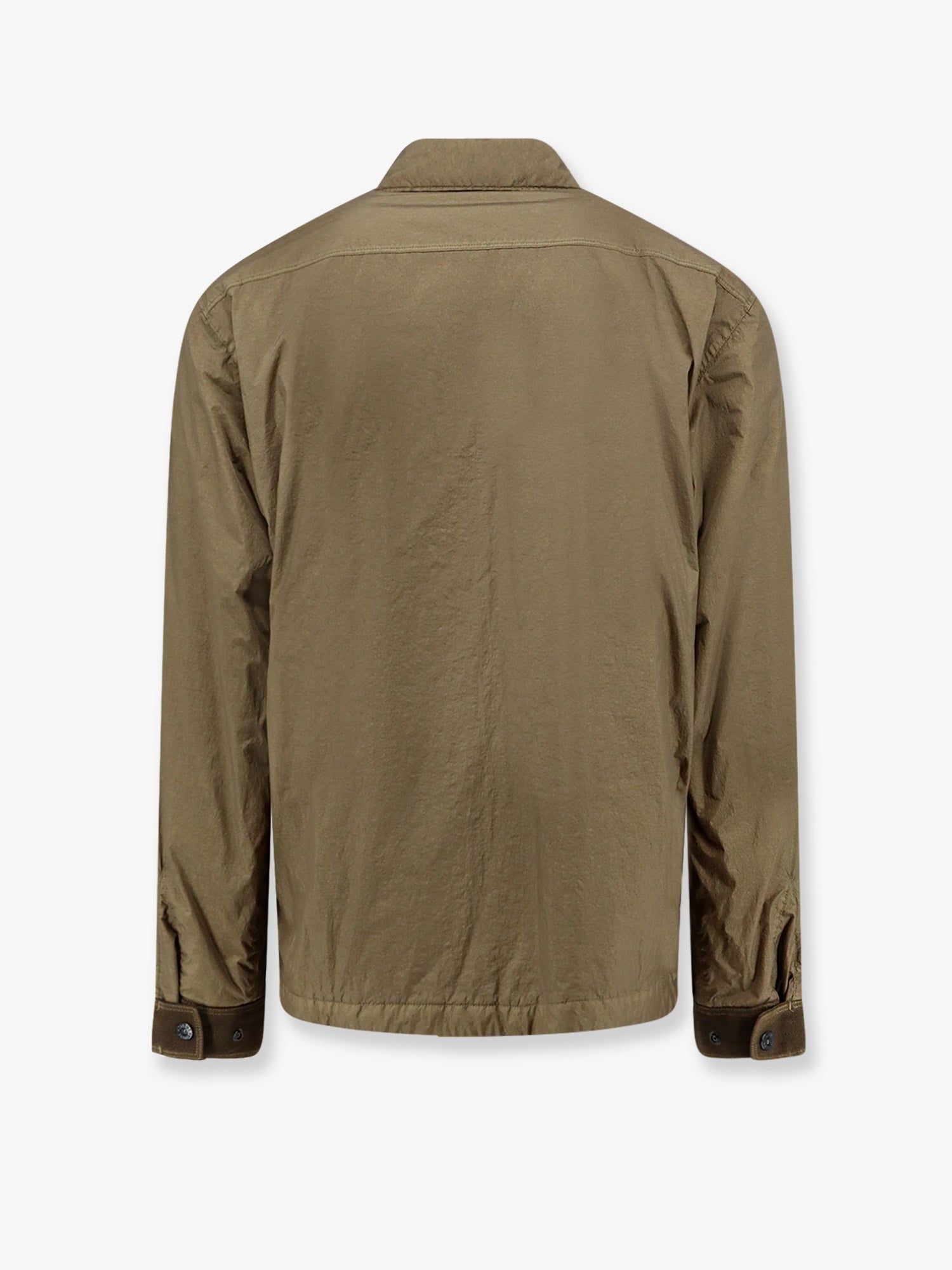 Stone Island Men's Crinkle Reps NY Recycled Nylon Jacket Green