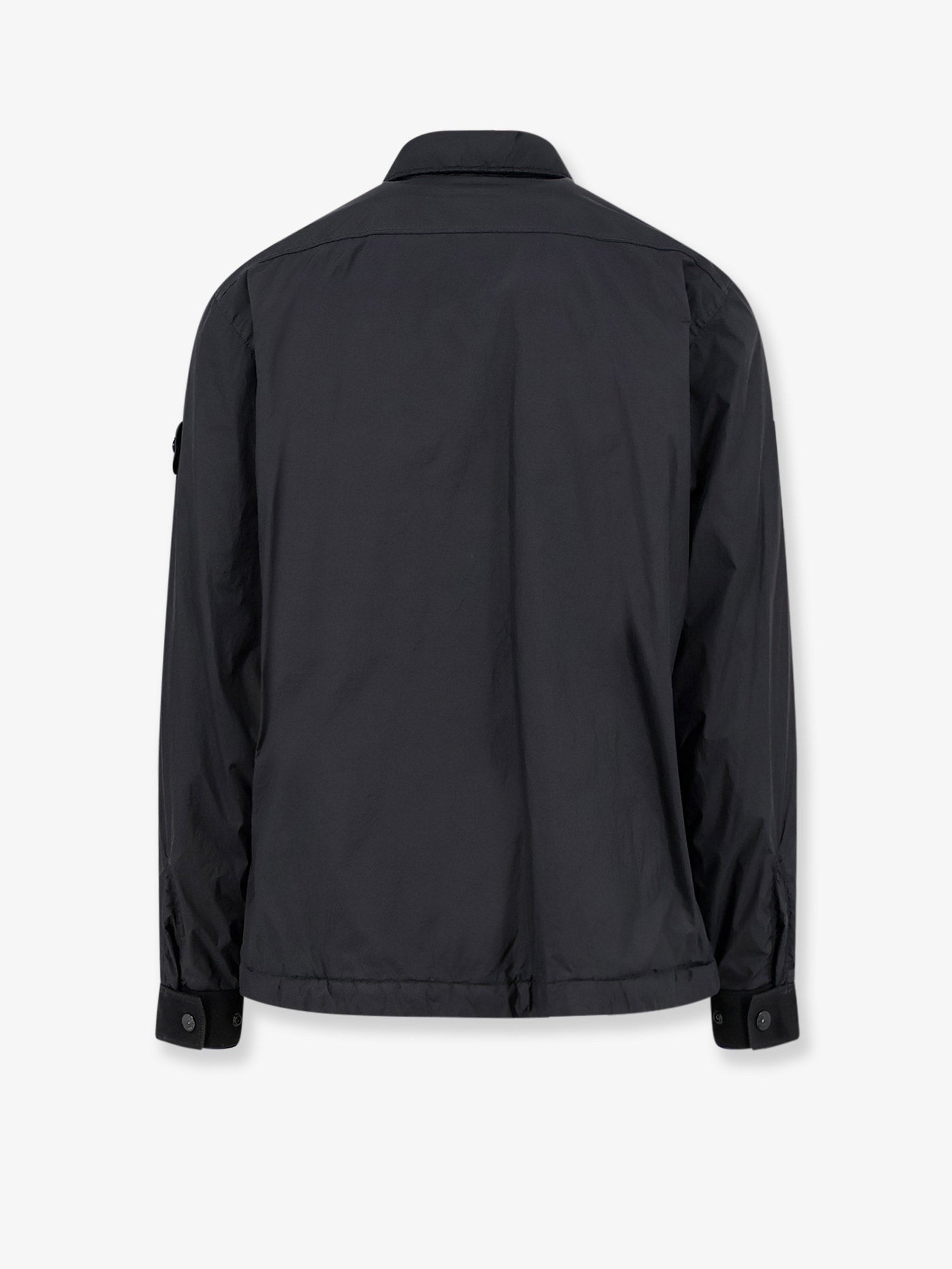 Stone Island Men's Crinkle Reps Recycled Nylon Jacket Black