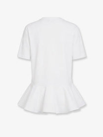 ALAÏA Women's Crinoline Cotton Jersey Shirt White