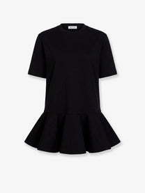 ALAÏA Women's Crinoline Cotton Jersey Shirt Black