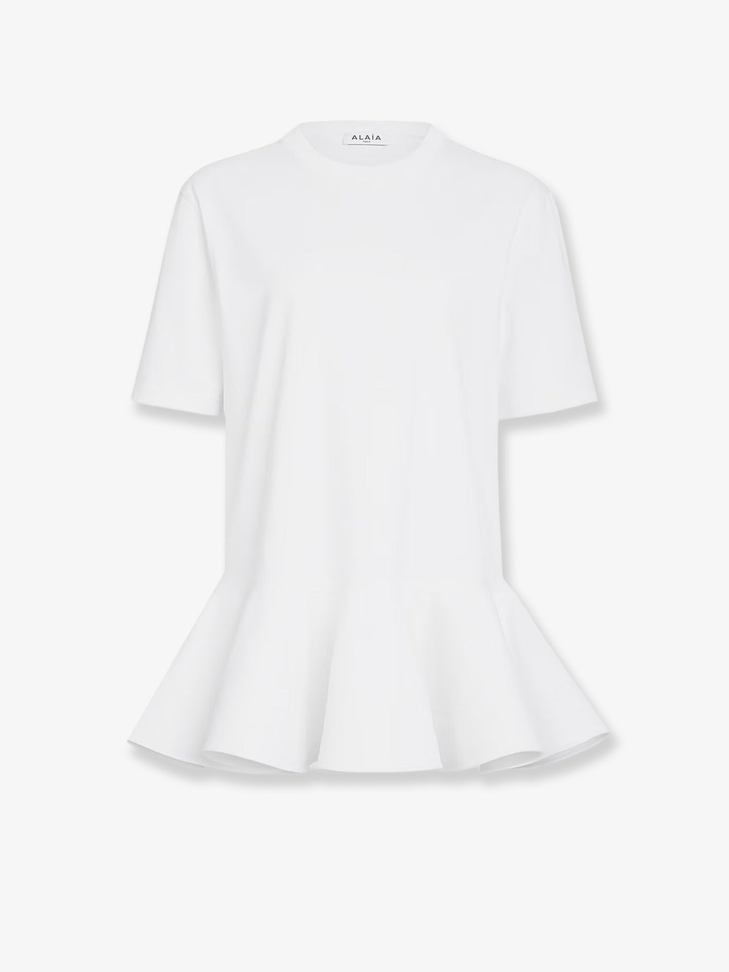 ALAÏA Women's Crinoline Cotton Jersey Shirt White