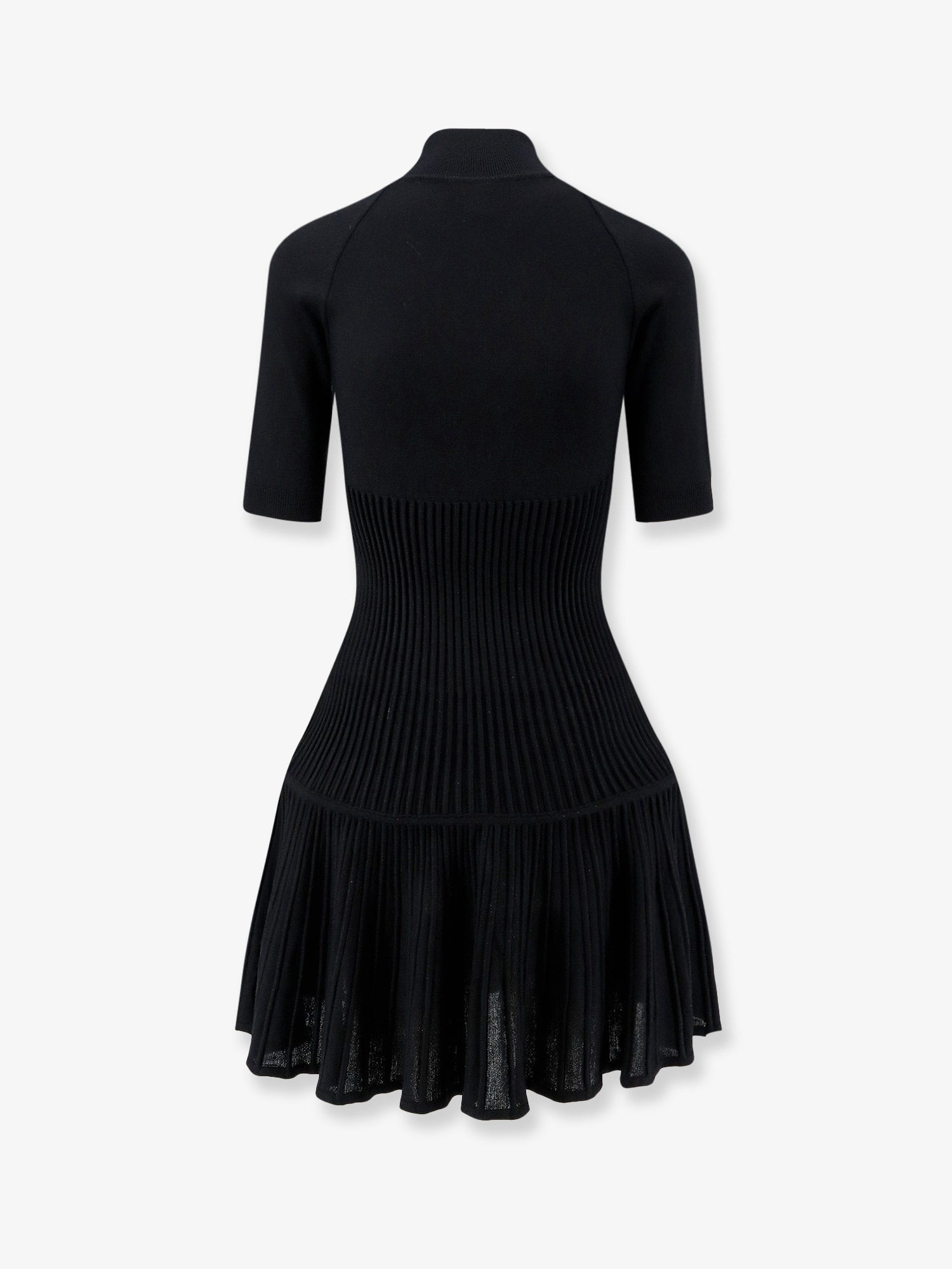 ALAÏA Women's Crinoline Wool Blend Short Dress Black