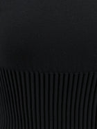 ALAÏA Women's Crinoline Wool Blend Short Dress Black, view 3