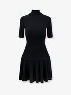 ALAÏA Women's Crinoline Wool Blend Short Dress Black