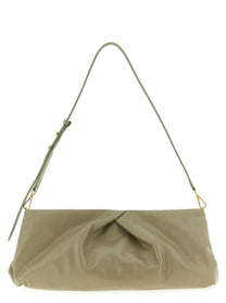 Dries Van Noten Crisp Big Clutch Green