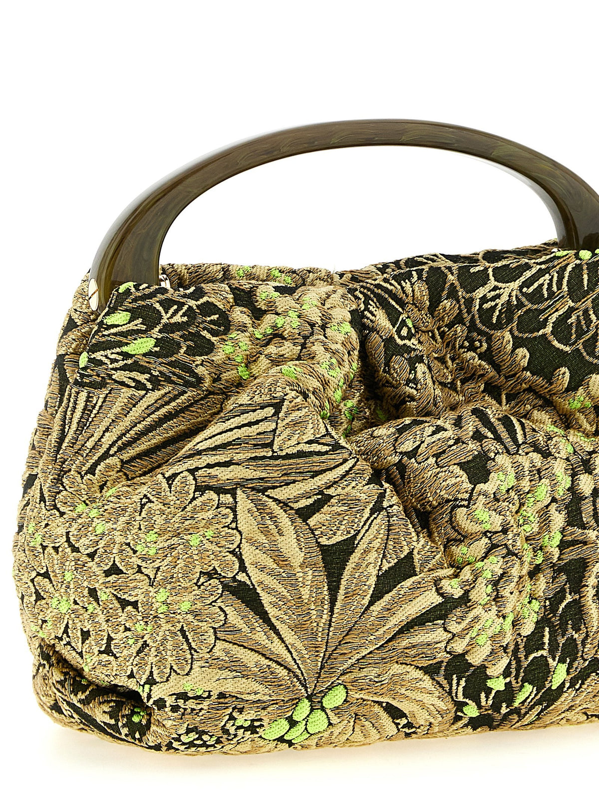 Dries Van Noten Crisp Small Handbag Gold